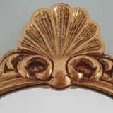 Louis XV style gilded rococo mirror