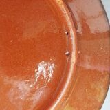 Set of 4 glazed pottery with ethnic decoration