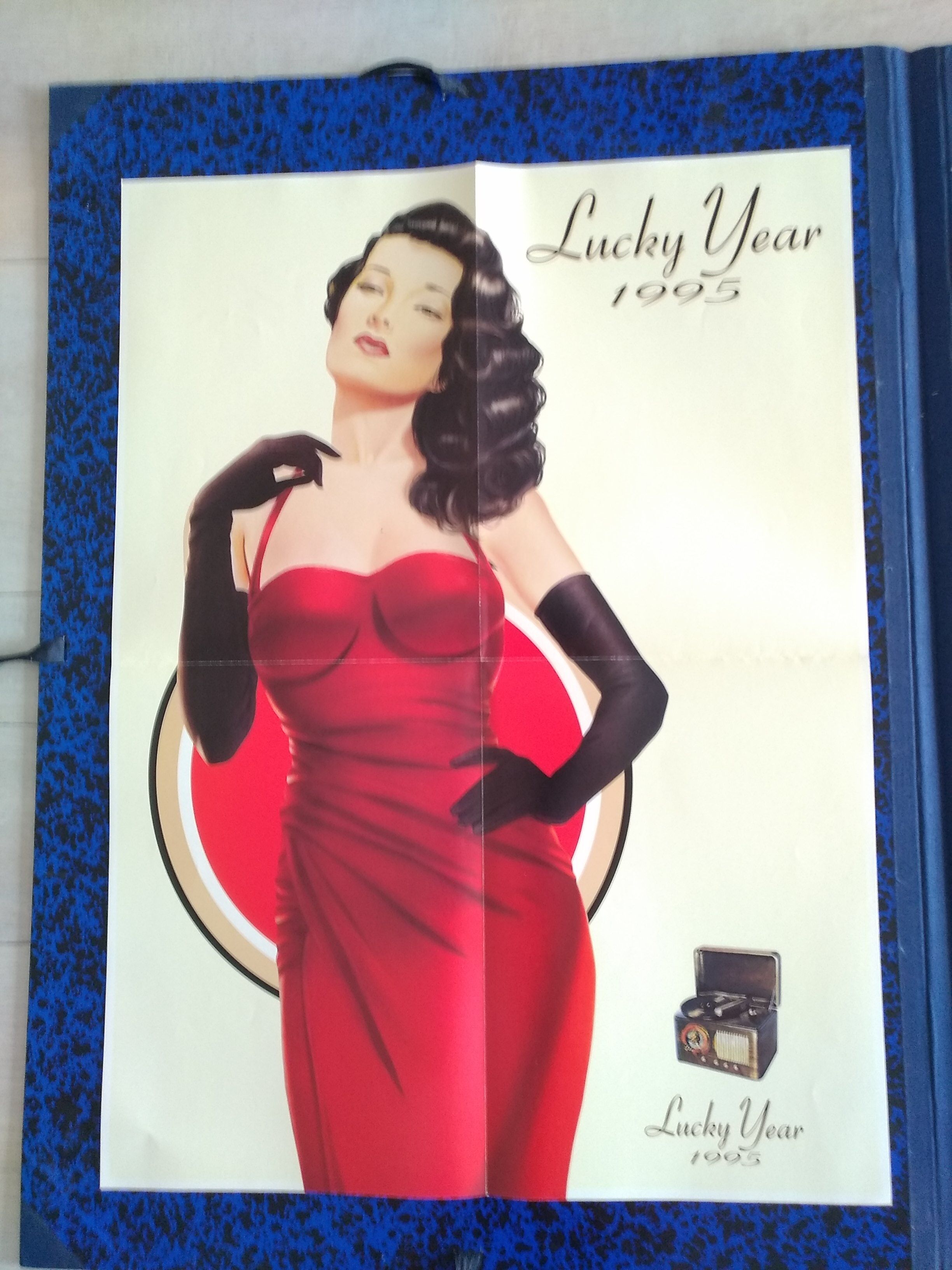Advertisement poster Lucky Year 1955