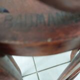 Suite of 12 chairs of bistrot Baumann 1940s