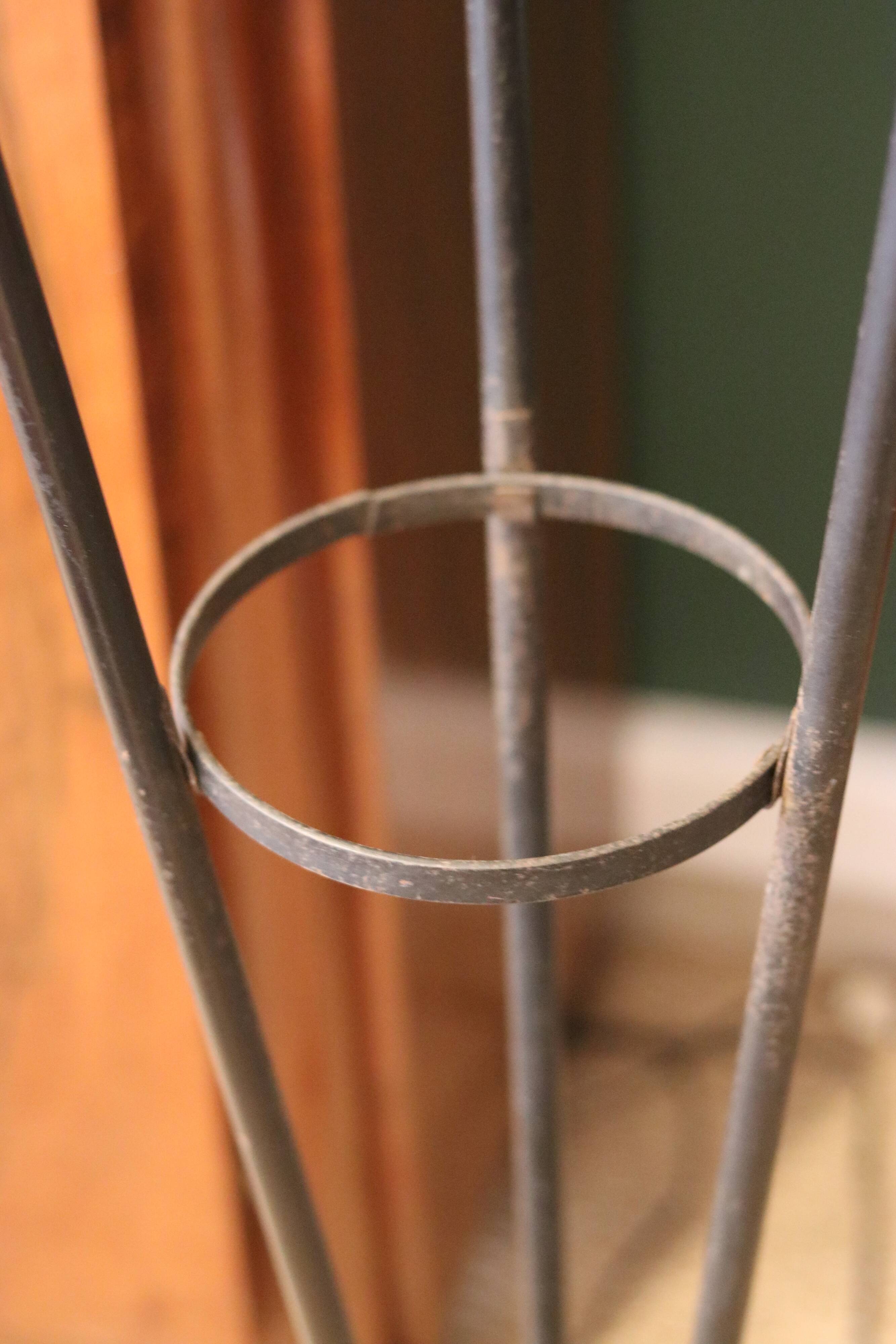 1950s tripod floor lamp