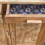 Buffet parisien bois brut 1940 H100