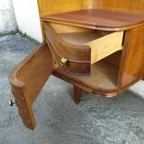 Vintage headboards and bedside tables