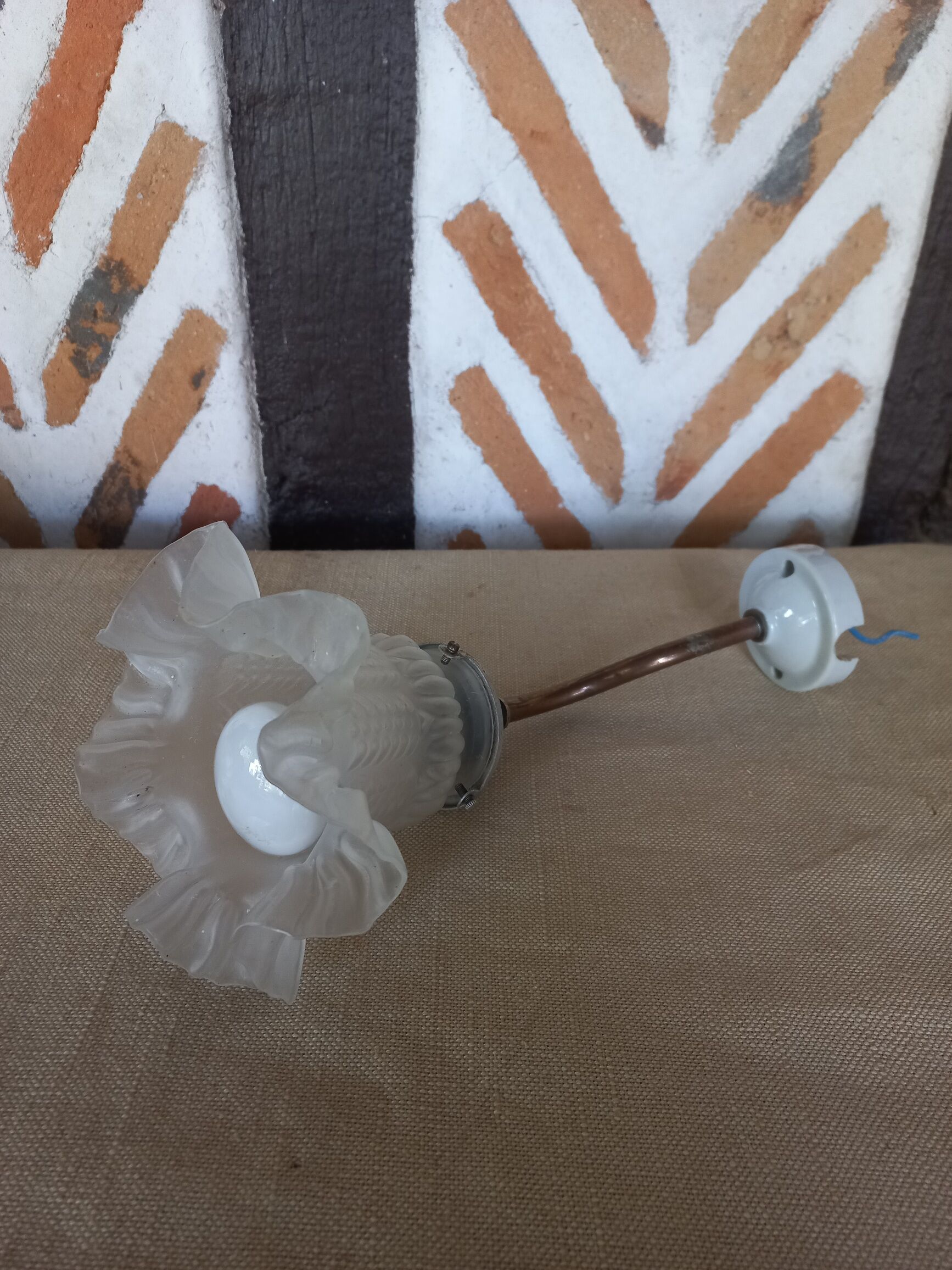 Wall lamp tulip gooseneck