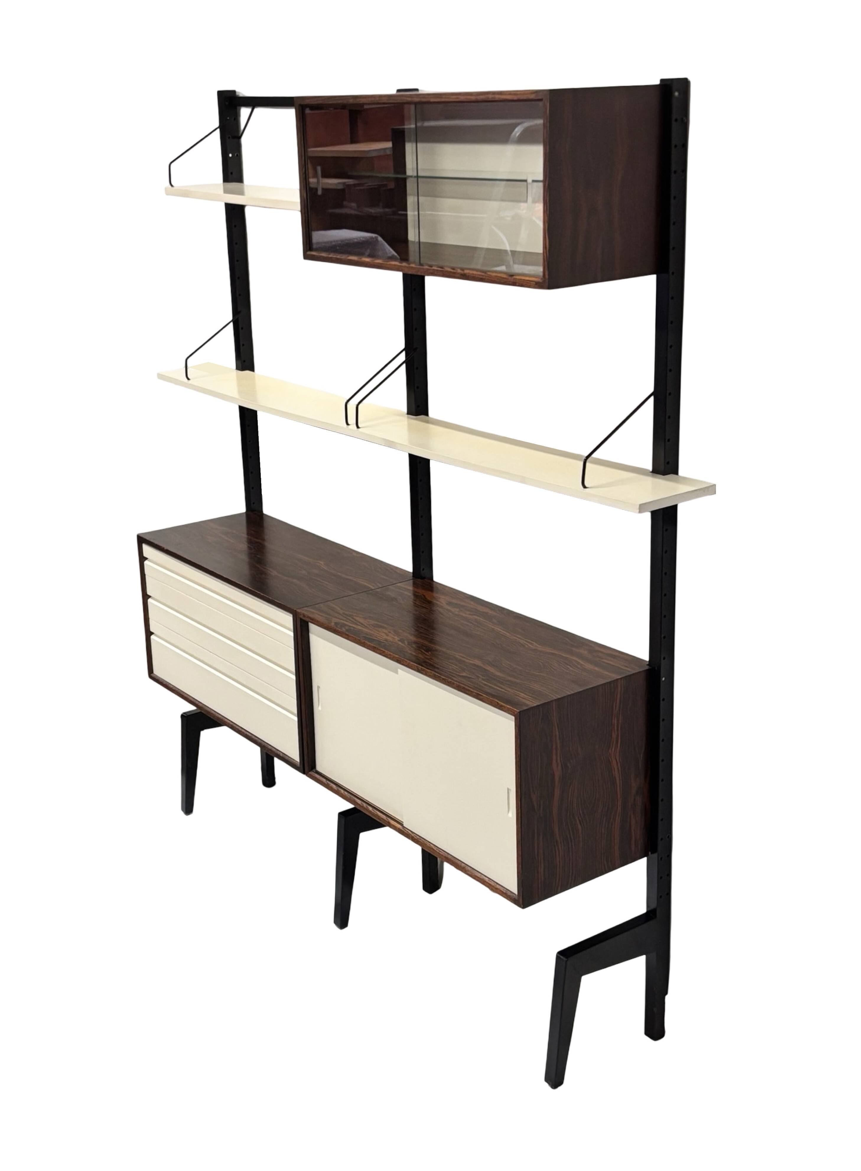 Vintage Poul Cadovius Royal System Wall System Freestanding