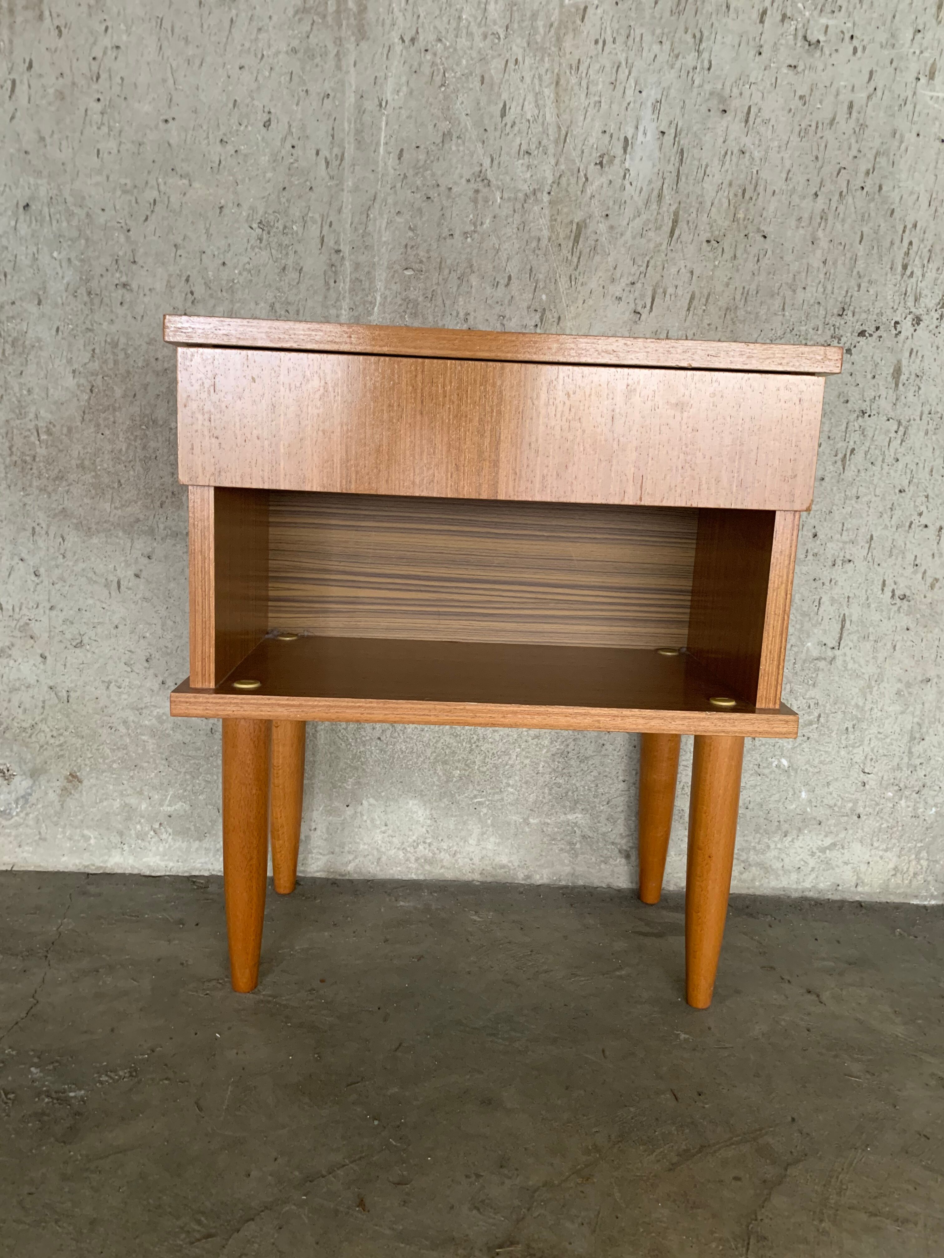 Vintage bedside table