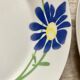 Vintage blue flower dessert plates