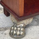 Pair of empire style mahogany bibuses