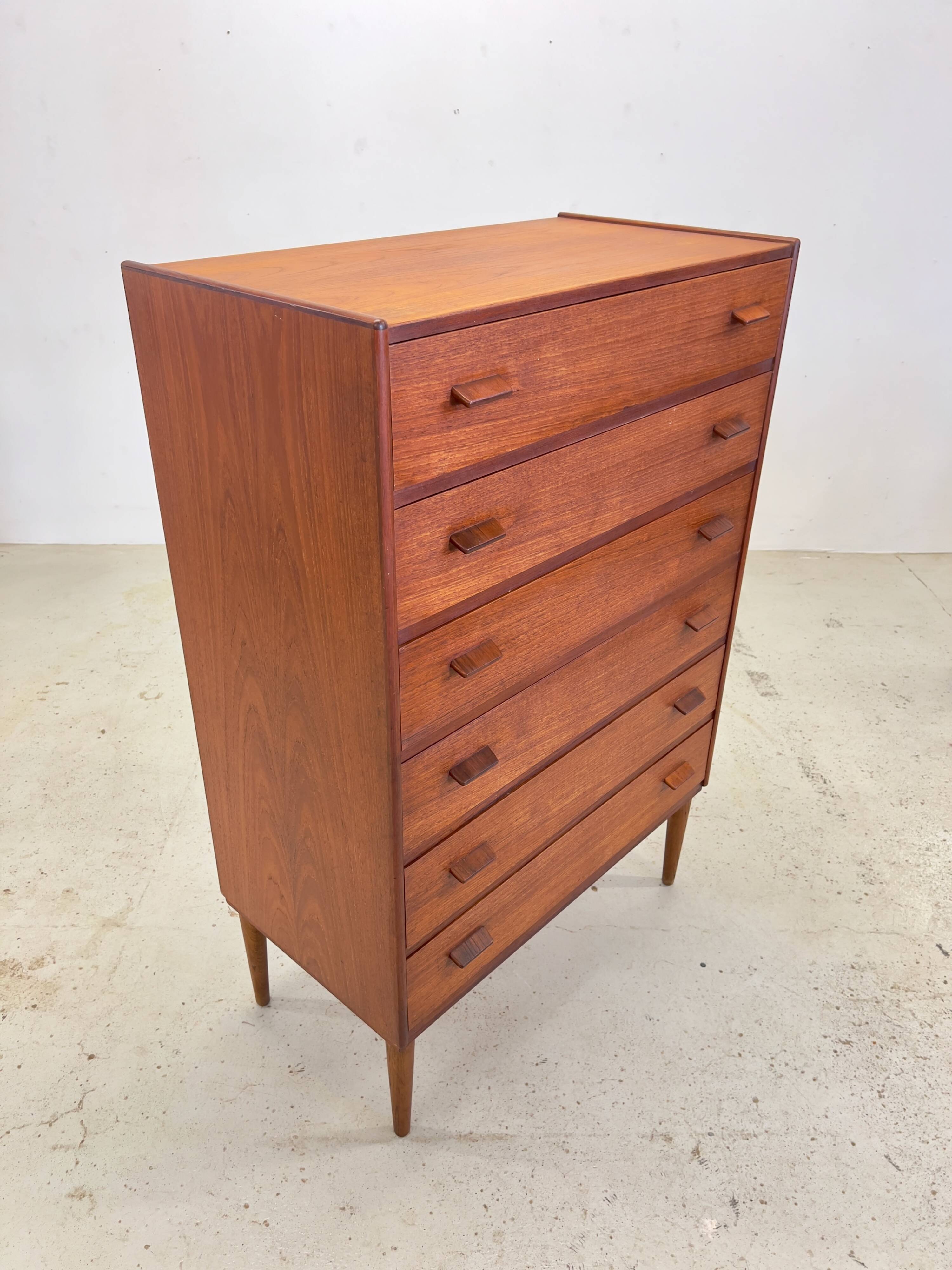 Poul Volther Teak Chest Of Drawers, 1950s.