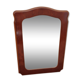 Miroir rectangulaire plaquage loupe d'orme