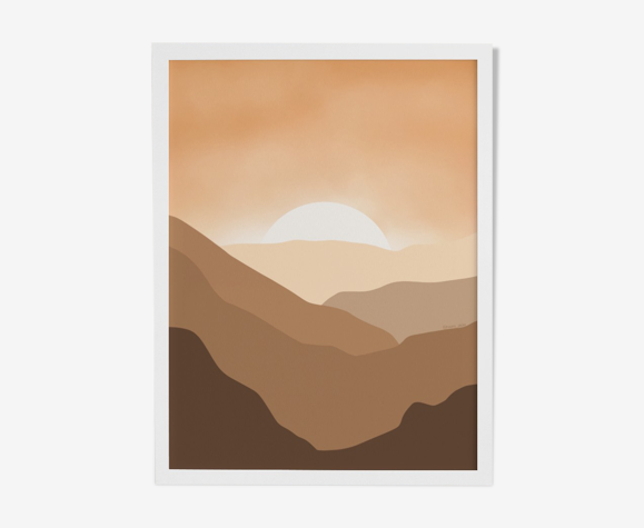Illustration "Soleil d'été" par Noums Atelier