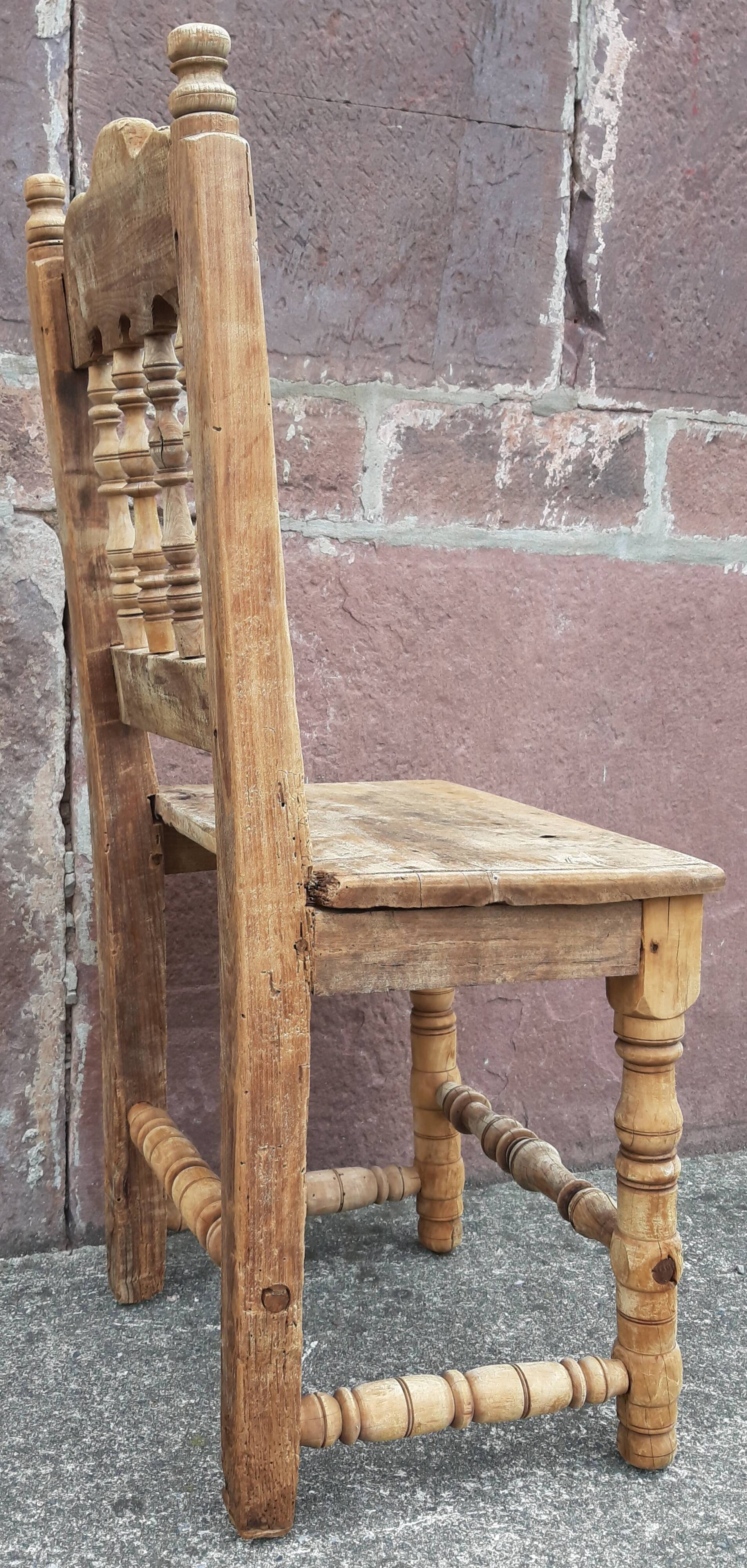Antique wooden chair.