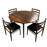 4 chaises par Henry Rosengren pour Brande Denmark 60