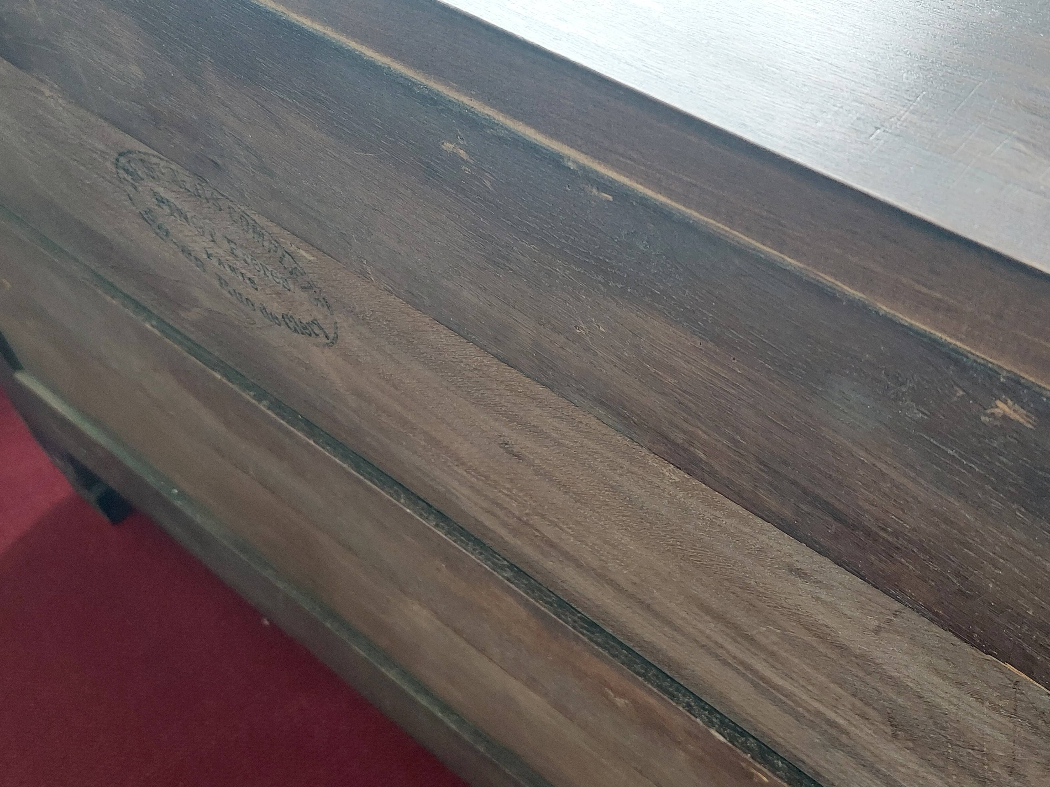 Chest of drawers 1900/20 in macassar wood 4 drawers