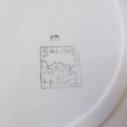 4 vintage flat plates from the Salins factory 210663