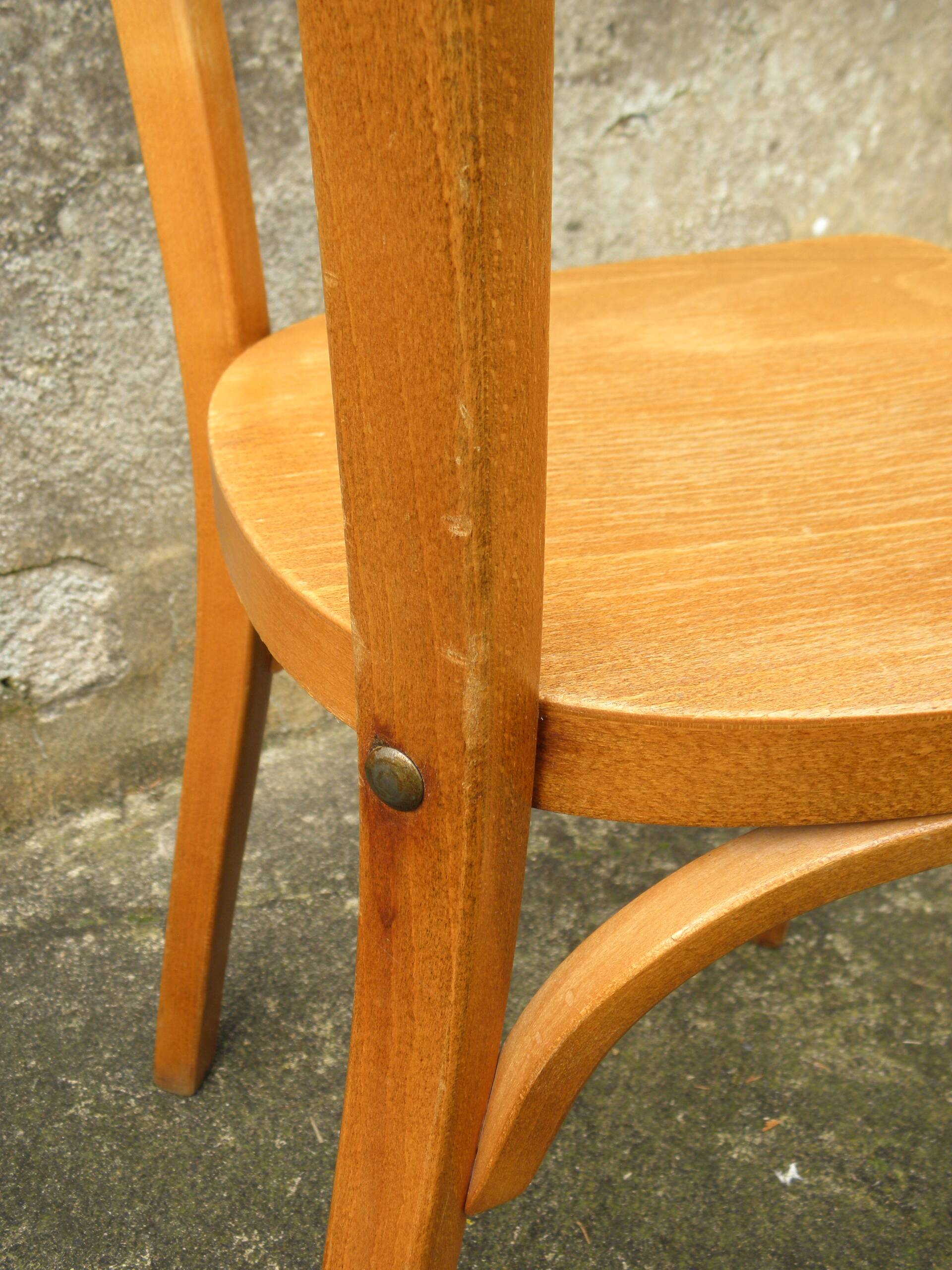 Set of 6 Baumann bistro chairs n° 18