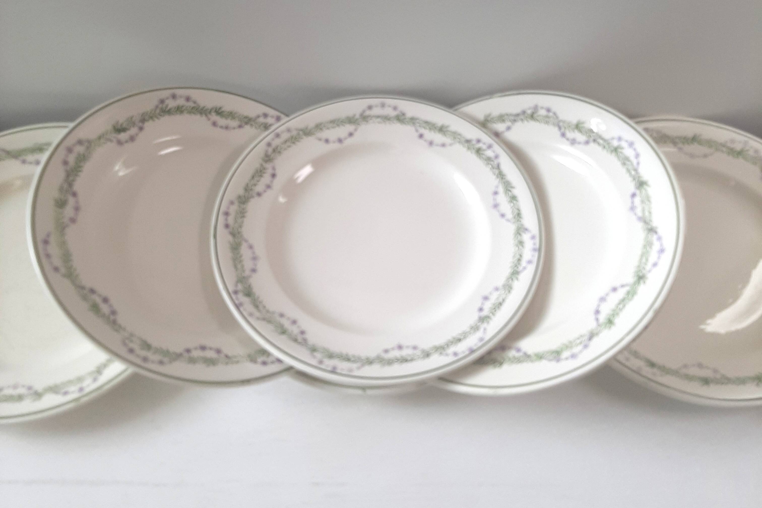 Assiettes à dessert Longwy