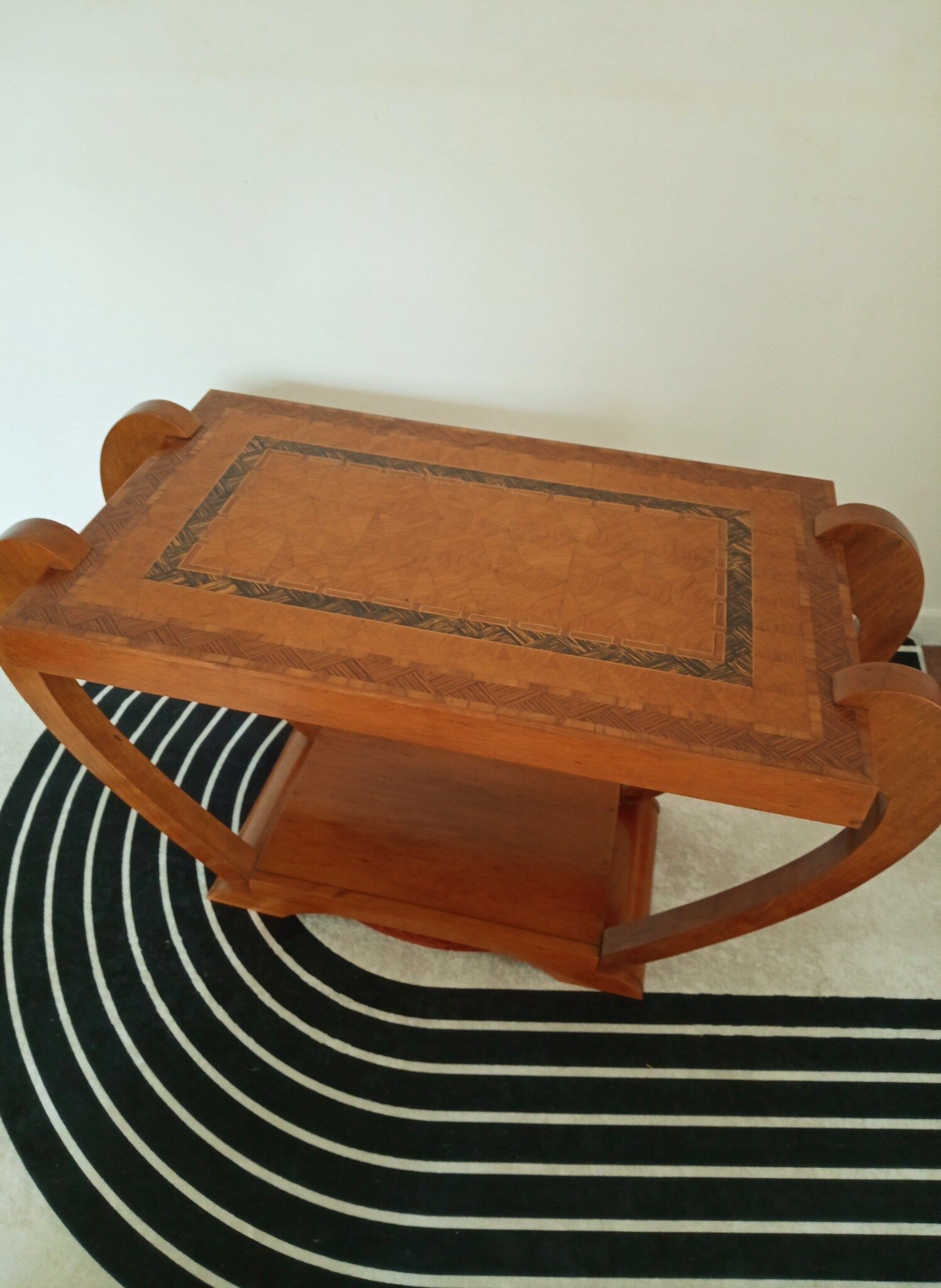 Inlaid coffee table