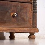 Antique chest of drawers with porcelain handles (c.1920) #77