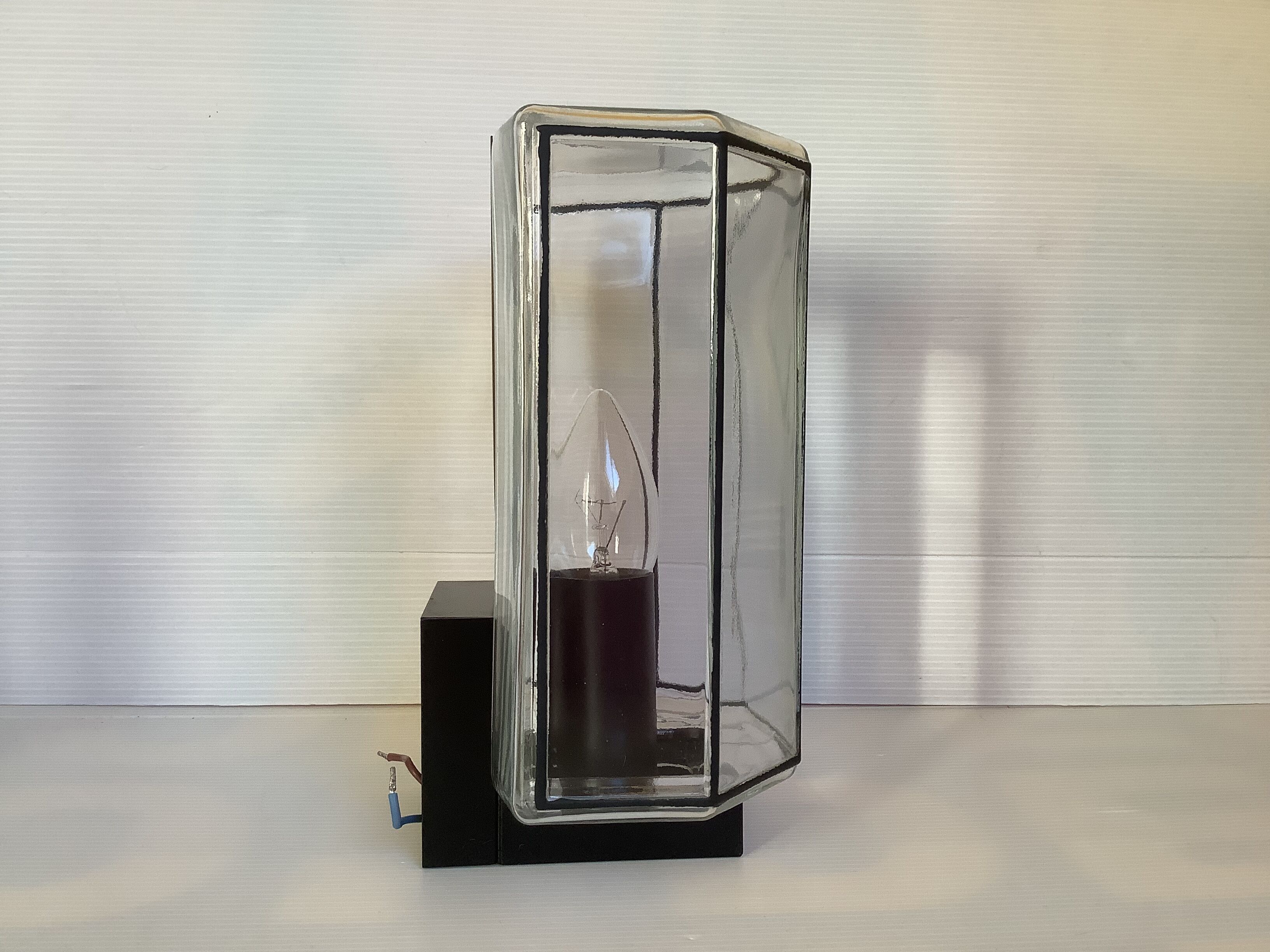 Limburg Glashutte modernist wall light