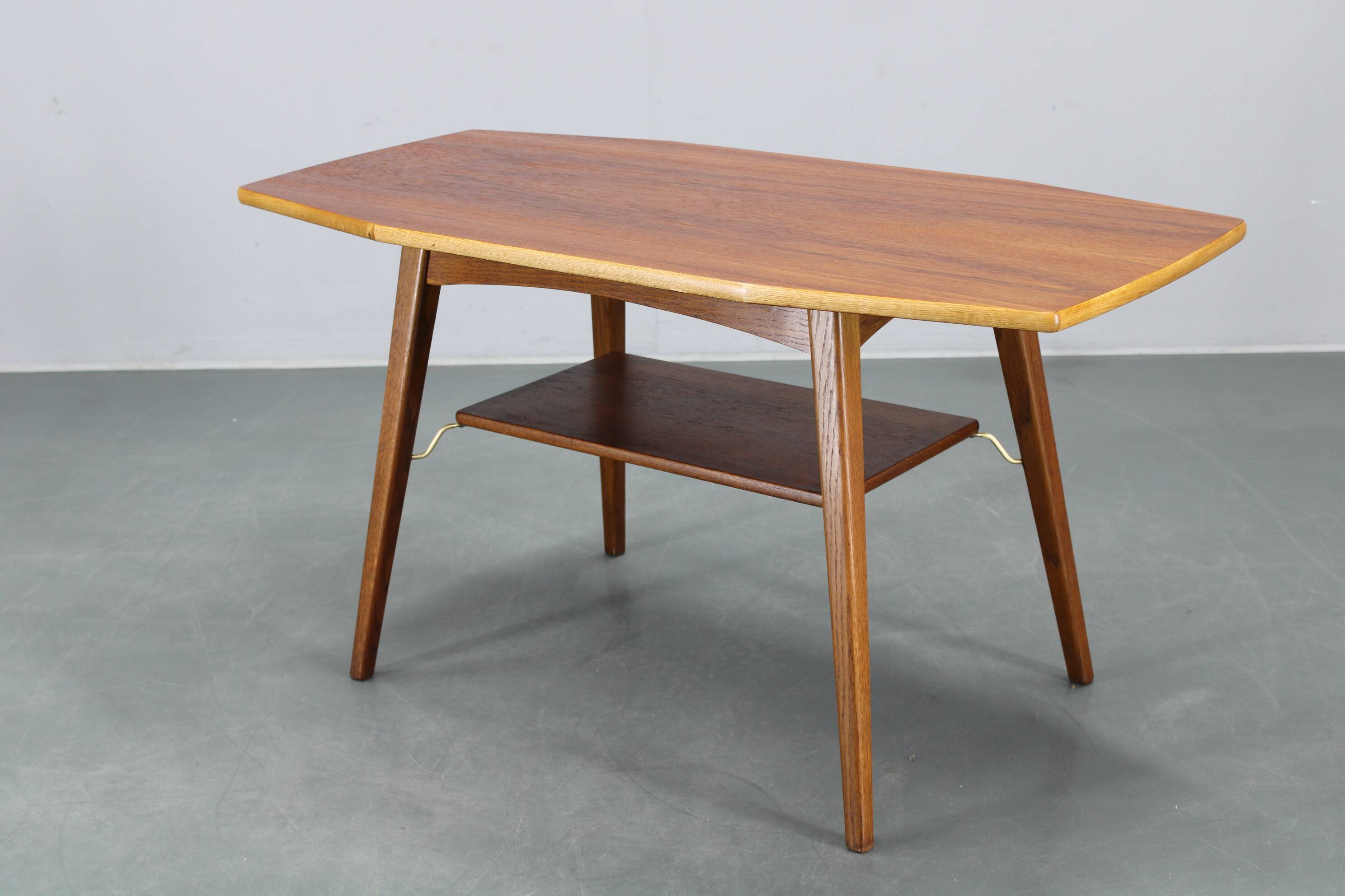1960s Danish Teak and Oak  Coffee Table