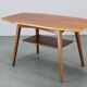 1960s Danish Teak and Oak  Coffee Table