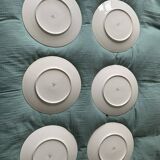 Art deco pattern dinner plates