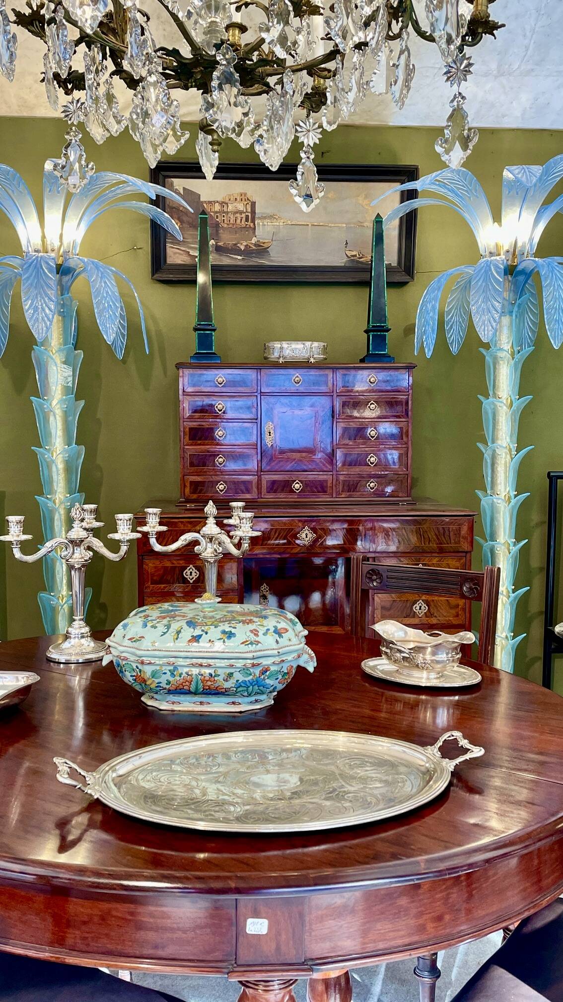 Mahogany dining table