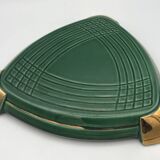 Set of 3 ART CERAMIC TRIVETS and BOTTLES by Poët Laval