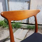 Vintage Scandinavian teak chairs by Arne Hovmand Olsen for Mogens Kold