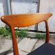 Vintage Scandinavian teak chairs by Arne Hovmand Olsen for Mogens Kold
