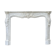 Fireplace in carrara marble around 1880
