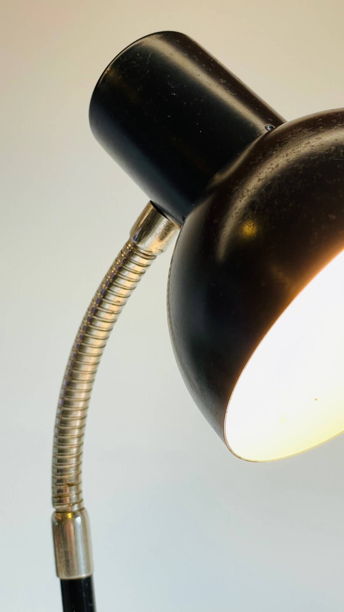 Lampe de bureau industrielle vintage