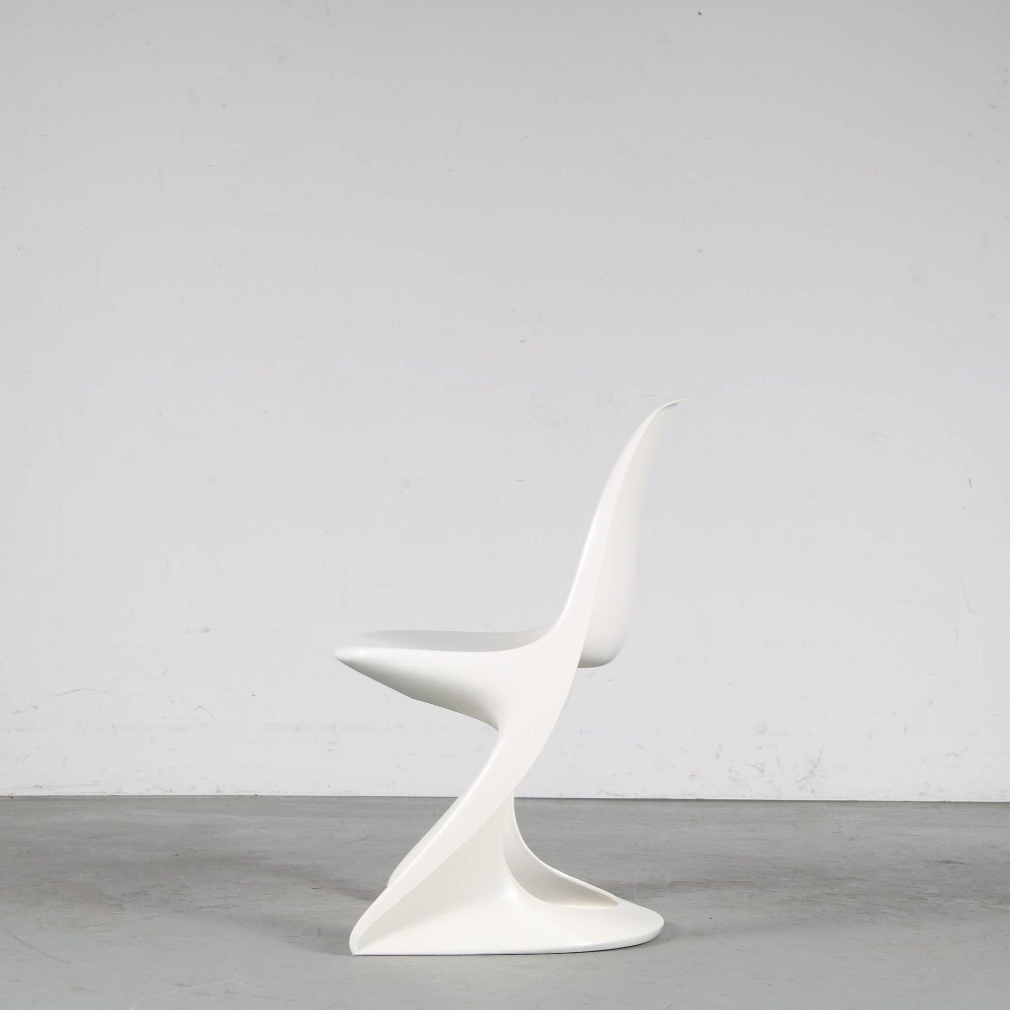 White “Casalino” chair from the 2000s by Alexander Begge for Casala, Germany – Large stock!