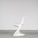 Chaise blanche « Casalino » des années 2000 par Alexander Begge pour Casala, Allemagne – Grand stock !