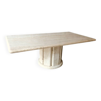 Travertine coffee table, unique model.