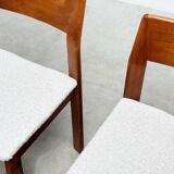 1970's sculptural Italian dining chairs