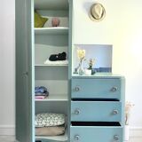 Art deco asymmetric wardrobe