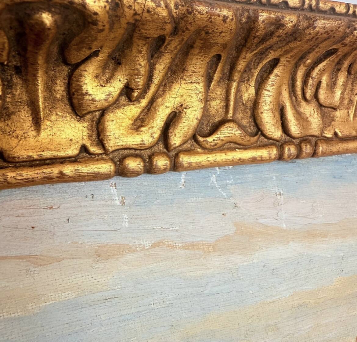 Oil painting on canvas landscape