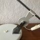 Lampe de bureau articulée métal blanche