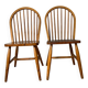 Paire de chaises anglaises en pin