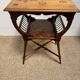 Table d’appoint / Lecture Style Esthétique Victorien, marqueterie 1880
