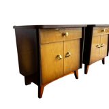 Set of 2 vintage mini cabinets/bedside tables