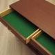Danish mahogany veneered cabinet with drawers and lockable doors, 1970s