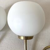 Pair of opaline wall lights from the 1960s