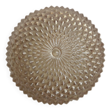 Round amber hedgehog ceiling light