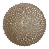 Plafonnier rond hérisson ambre