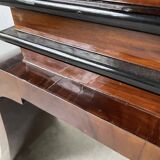 Art Deco style console with mahogany marquetry
