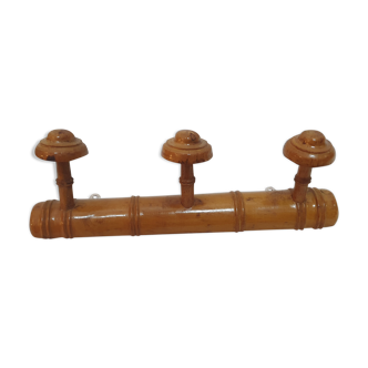 Coat rack 3 hooks 1950