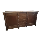 19th century sideboard with two doors and drawers